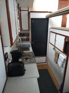 interior, Endeavour 44, catamaran for sale