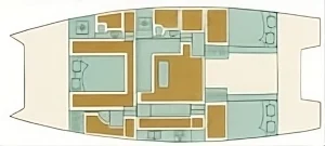 Endeavour 44 TrawlerCat layout drawing 1