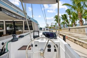 helm, Nautitech 46 Open, catamaran for sale