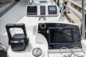 helm, Nautitech 46 Open, catamaran for sale