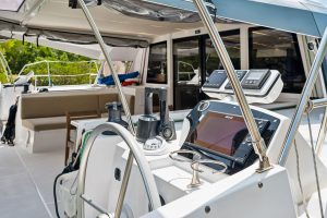 helm, Nautitech 46 Open, catamaran for sale