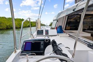 helm, Nautitech 46 Open, catamaran for sale