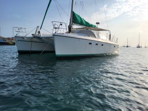 exterior, Privilege 37, catamaran for sale