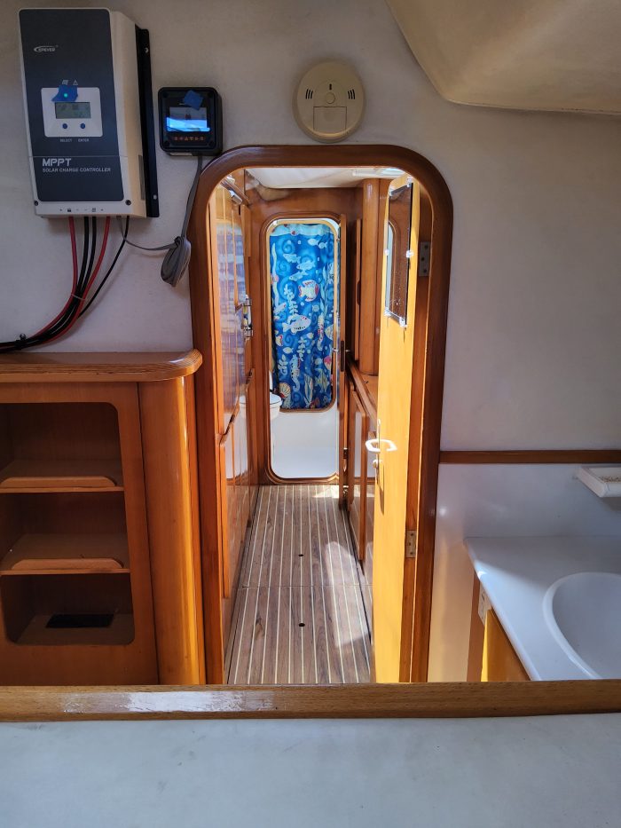 navigation station, Privilege 37, catamaran for sale