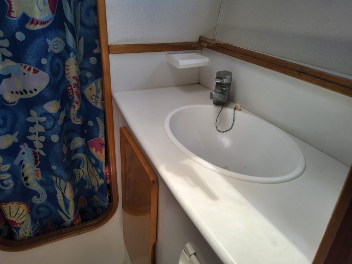 bath, Privilege 37, catamaran for sale