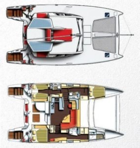 Catana 50 layout drawing 1