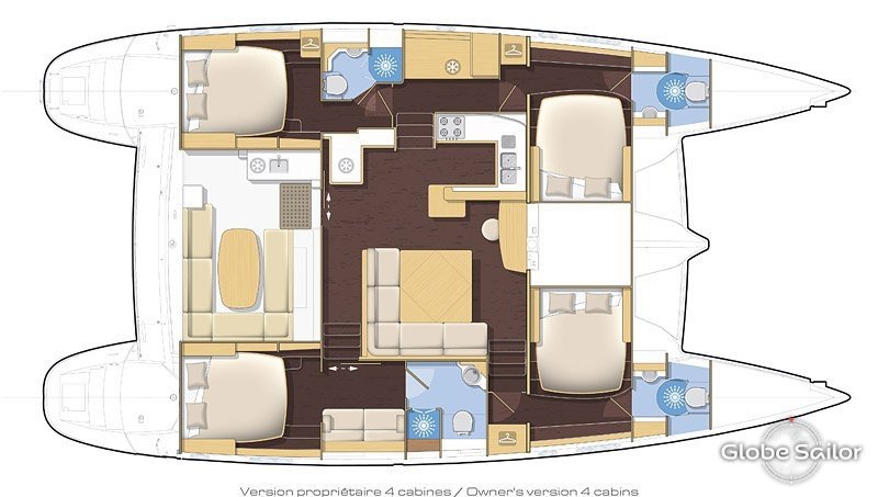 Lagoon 500, catamaran for sale