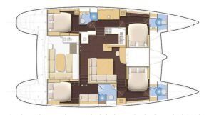 Lagoon 500 layout drawing 2
