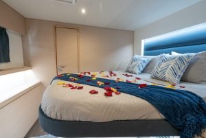 bed, FP 47 Saona, catamaran for sale