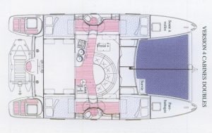 Catana 381 layout drawing 2