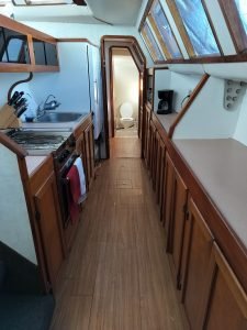 interior, Morrelli and Melvin, catamaran for sale