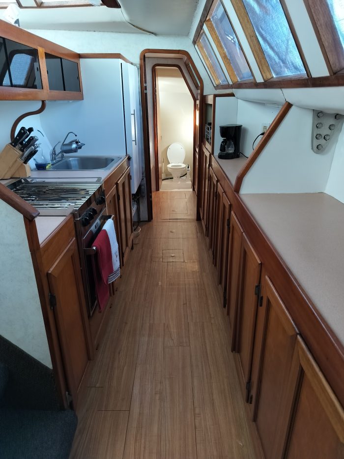 interior, Morrelli and Melvin, catamaran for sale