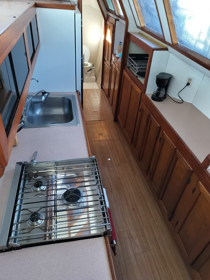 interior, Morrelli and Melvin, catamaran for sale