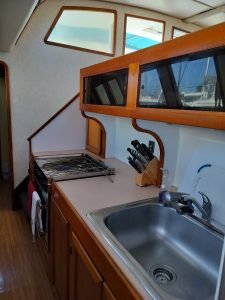 interior, Morrelli and Melvin, catamaran for sale