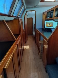 interior, Morrelli and Melvin, catamaran for sale