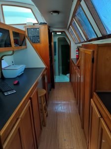 interior, Morrelli and Melvin, catamaran for sale