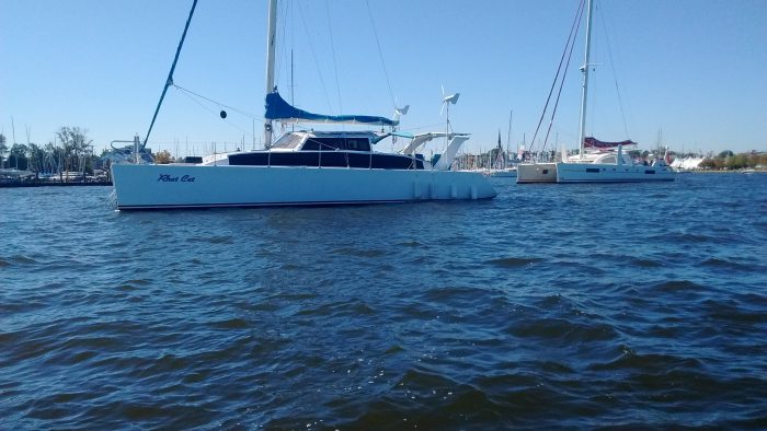 exterior, Morrelli and Melvin, catamaran for sale