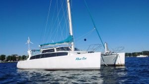 exterior, Morrelli and Melvin, catamaran for sale