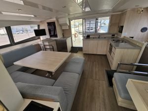salon, Leopard 48, catamaran for sale