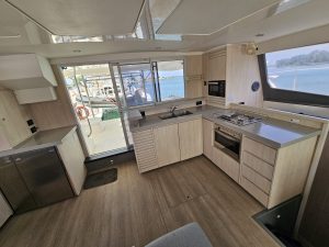 salon, Leopard 48, catamaran for sale