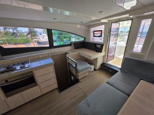 salon, Leopard 48, catamaran for sale