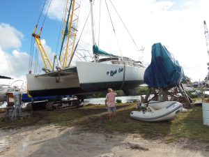 boatyard, Morrelli and Melvin, catamaran for sale