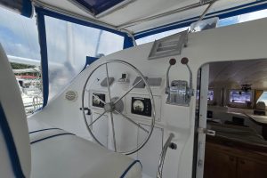 helm, Lagoon 410, catamaran for sale