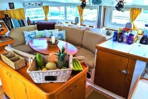 salon, Lagoon 410, catamaran for sale
