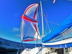 underway, Lagoon 410, catamaran for sale