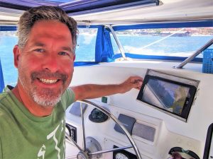 helm, Lagoon 410, catamaran for sale