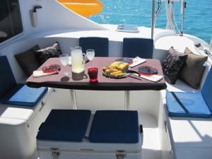 cockpit, Lagoon 410, catamaran for sale
