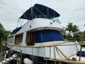 exterior, Marine Trader 50 Wide Body, trawler for sale