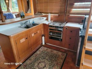 interior, Marine Trader 50 Wide Body, trawler for sale