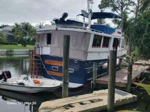 exterior, Marine Trader 50 Wide Body, trawler for sale