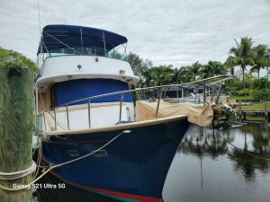 exterior, Marine Trader 50 Wide Body, trawler for sale