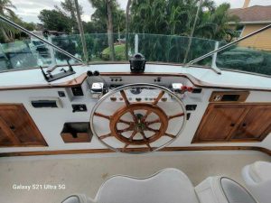 helm, Marine Trader 50 Wide Body, trawler for sale