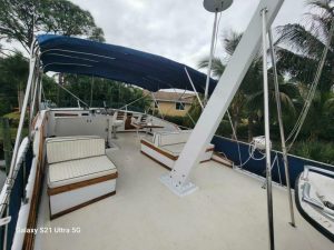 cockpit, Marine Trader 50 Wide Body, trawler for sale