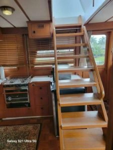 interior, Marine Trader 50 Wide Body, trawler for sale
