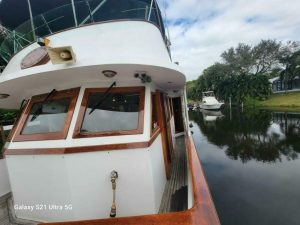 exterior, Marine Trader 50 Wide Body, trawler for sale