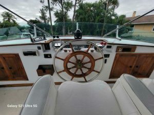 helm, Marine Trader 50 Wide Body, trawler for sale