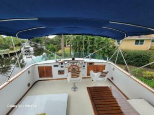 cockpit, Marine Trader 50 Wide Body, trawler for sale