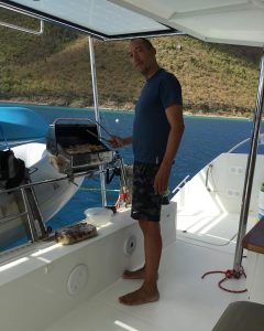 cockpit, FP 44 Helia, catamaran for sale