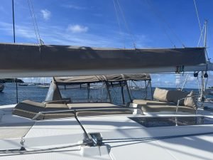 deck, FP 44 Helia, catamaran for sale