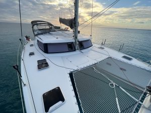 deck, FP 44 Helia, catamaran for sale