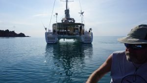 exterior, Lagoon 450, catamaran for sale