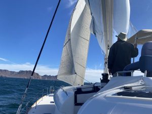 underway, Lagoon 450, catamaran for sale