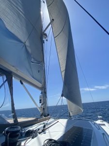 underway, Lagoon 450, catamaran for sale