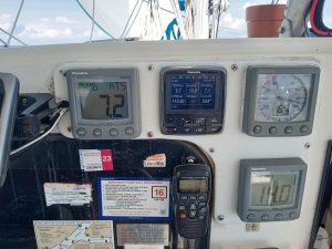helm, Lagoon 37 TPI, catamaran for sale