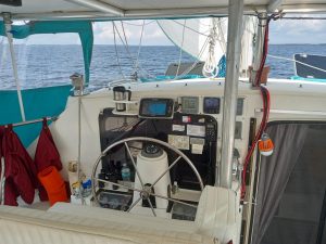 helm, Lagoon 37 TPI, catamaran for sale