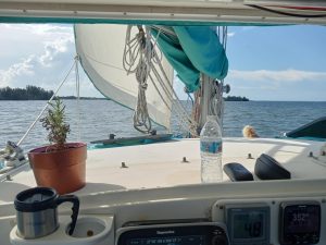 helm, Lagoon 37 TPI, catamaran for sale